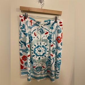 Size 10 printed skirt from Loft